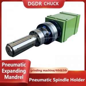 inner hole expanding mandrel air collet chuck spindle holder pneumatic chuck for grinding machine rotary oil expanding collet