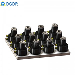 DAS-15 mini stationary air chuck for tapping machine drilling machine collet chuck automatic equipment clamping tools