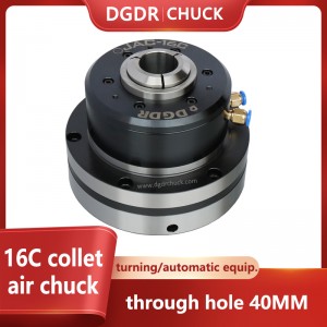 turning machine air collet chuck 16C pneumatic collet chuck for lathe equipment grinding machine Robot material handling