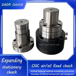 CNC processing stationary air chuck expanding mandrel hydraulic expanding chuck for tapping and drilling large clamping force