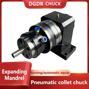 air expanding mandrel high speed pneumatic mini collet chuck 4th and 5th processing expanding chuck for grinding machine