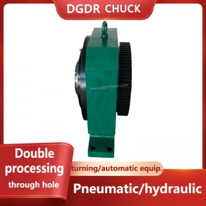 double head processing air collet chuck automatic equipment hydraulic chuck spindle holder double ends processing chuck