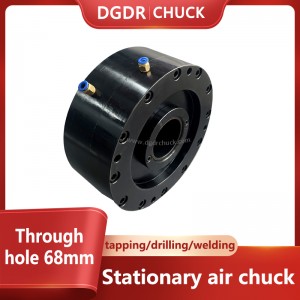 through hole air collet chuck tapping and drilling machine pneumatic chuck welding machine small air chuck