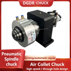 laser cutting machine air collet chuck rotary power chuck for lathe equipment high speed pneumatic chuck clamping tools