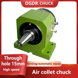 turning machine air collet chuck through hole 15MM mini pneumatic chuck clamping tools automatic air chuck