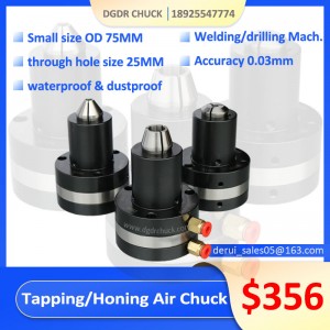 small model manipulator automatic pneumatic collet chuck DAS – 20SS for welding pneumatic chuck air pressure chuck