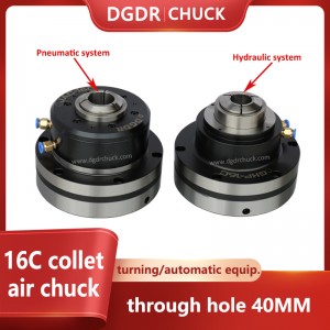 turning machine air collet chuck 16C pneumatic collet chuck for lathe equipment grinding machine Robot material handling