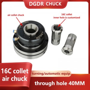 turning machine air collet chuck 16C pneumatic collet chuck for lathe equipment grinding machine Robot material handling