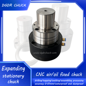 CNC processing stationary air chuck expanding mandrel hydraulic expanding chuck for tapping and drilling large clamping force