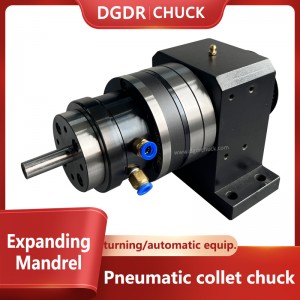 air expanding mandrel high speed pneumatic mini collet chuck 4th and 5th processing expanding chuck for grinding machine