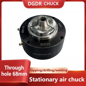 through hole air collet chuck tapping and drilling machine pneumatic chuck welding machine small air chuck