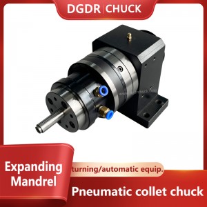 air expanding mandrel high speed pneumatic mini collet chuck 4th and 5th processing expanding chuck for grinding machine