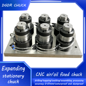 Hydraulic expanding chuck for CNC processing inner hole expanding chuck for drilling tapping pneumatic chuck air collet chuck