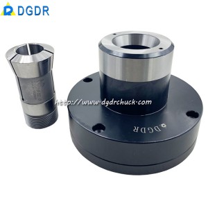 Stationary back-pulled air collet chuck DAS-16C for tapping machine drilling machine automatic equipment fixed pneumatic chuck