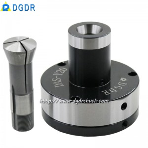 CNC processing center air collet chuck DAS-Y20 high precision stationary chuck with back-pulled pneumatic collet chuck for tapping machine drilling machine