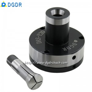 CNC processing center air collet chuck DAS-Y20 high precision stationary chuck with back-pulled pneumatic collet chuck for tapping machine drilling machine