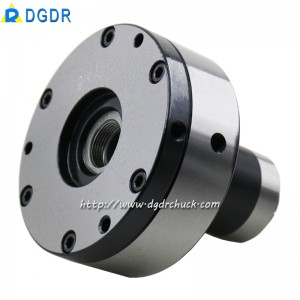 CNC processing center air collet chuck DAS-Y20 high precision stationary chuck with back-pulled pneumatic collet chuck for tapping machine drilling machine