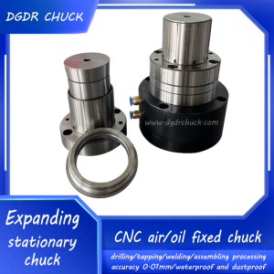 CNC processing stationary air chuck expanding mandrel hydraulic expanding chuck for tapping and drilling large clamping force