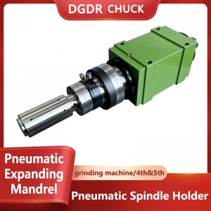 inner hole expanding mandrel air collet chuck spindle holder pneumatic chuck for grinding machine rotary oil expanding collet