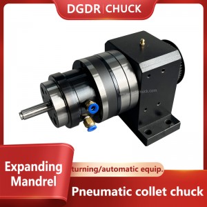 air expanding mandrel high speed pneumatic mini collet chuck 4th and 5th processing expanding chuck for grinding machine