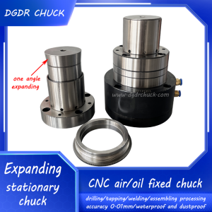 CNC processing stationary air chuck expanding mandrel hydraulic expanding chuck for tapping and drilling large clamping force