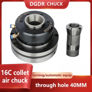 turning machine air collet chuck 16C pneumatic collet chuck for lathe equipment grinding machine Robot material handling