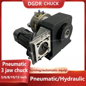 pneumatic 3 jaw chuck 5 6 8 10 12inch air chuck for automatic lathe soft jaw chuck lathe air chuck through oil cylinder